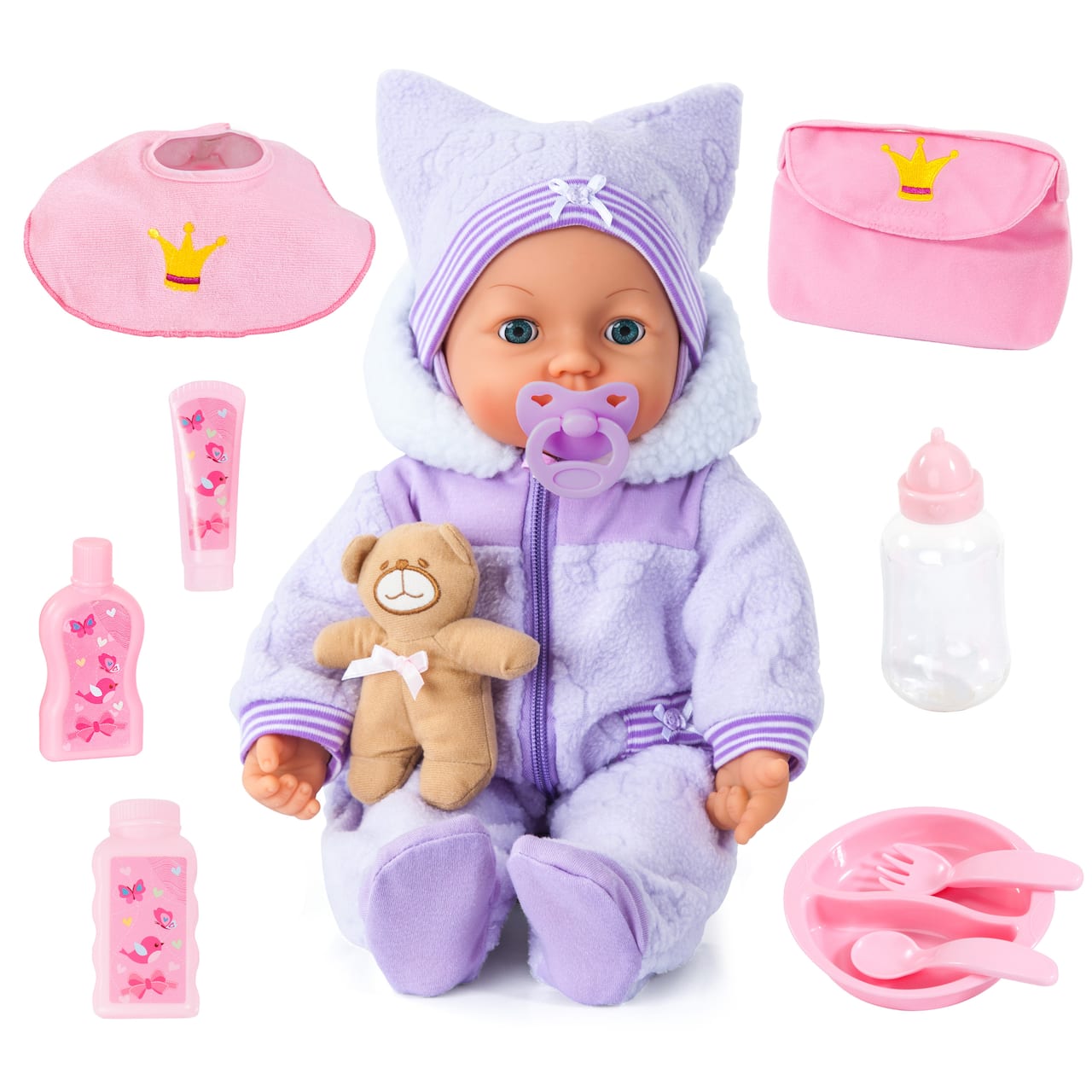 Bayer Design Piccolina 18" Magic Eyes Baby Doll